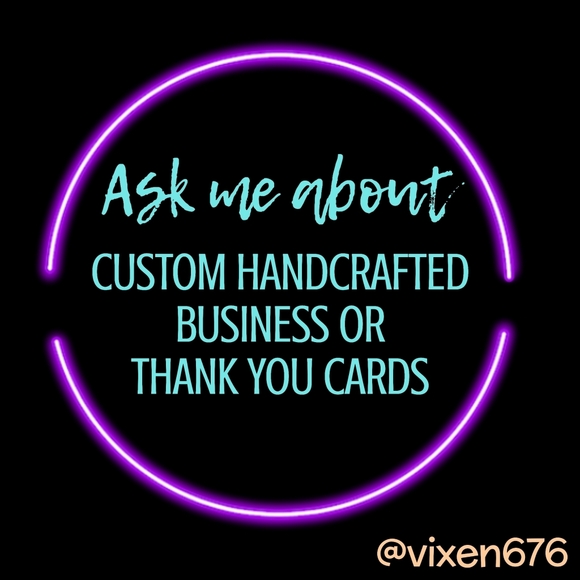 CUSTOM BUSINESS SIZED THANK YOU CARDS - Picture 1 of 12